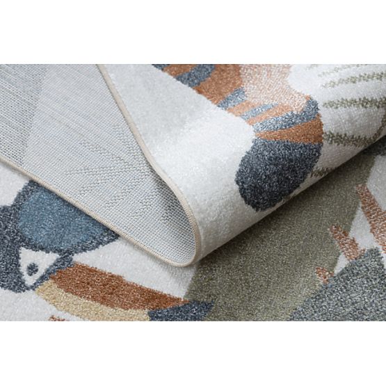 Teppich BONO 8426 Jungle, wilde Tiere creme / dunkelgold