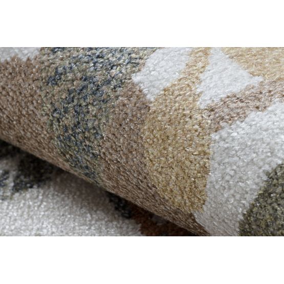 Teppich BONO 8426 Rund Jungle, wilde Tiere creme / dunkelgold