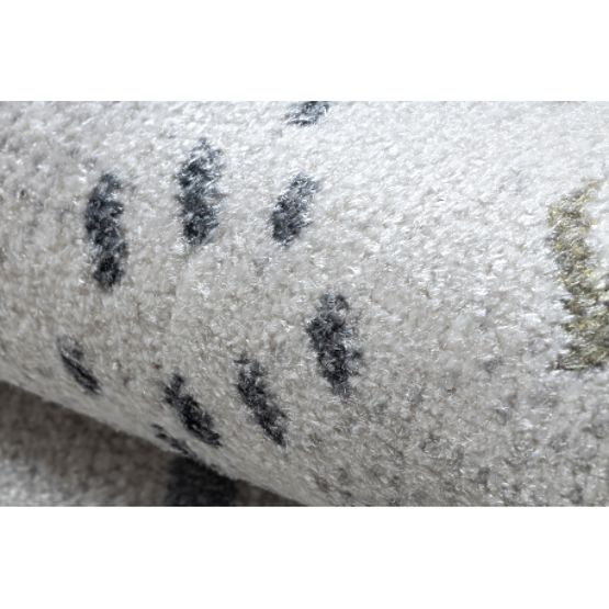 Teppich BONO 8436 Rund Autos, Straßen creme / hellgrau