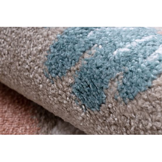 Teppich FUN Sweety für Kinder, Einhorn, Regenbogen beige