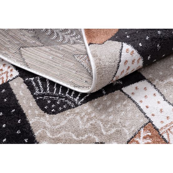 Teppich FUN Tops für Kinder, Berge, Creme