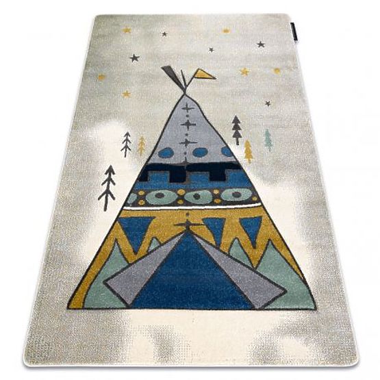 Teppich PETIT TIPI ZELT, grau
