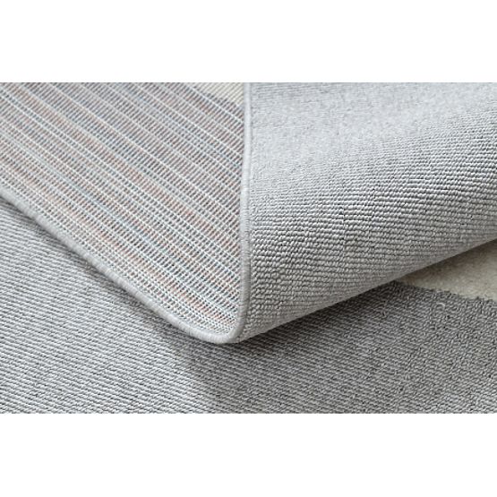 Teppich YOYO GD50 grau/weiß - Bär für Kinder, strukturell, sensorisch Fransen