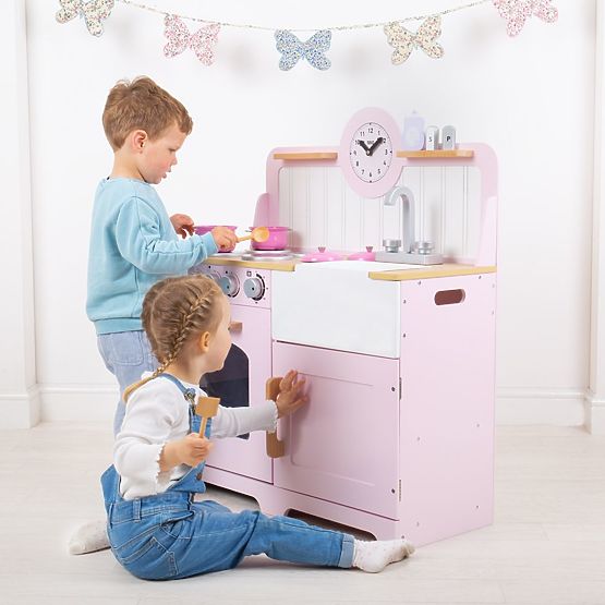 Tidlo Holzspielküche Country Rosa