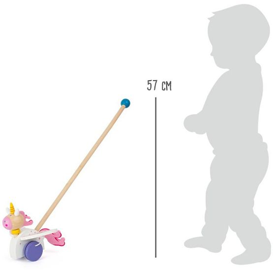 Tier an einer Stange ziehen - Luna Einhorn