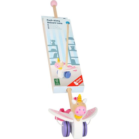 Tier an einer Stange ziehen - Luna Einhorn