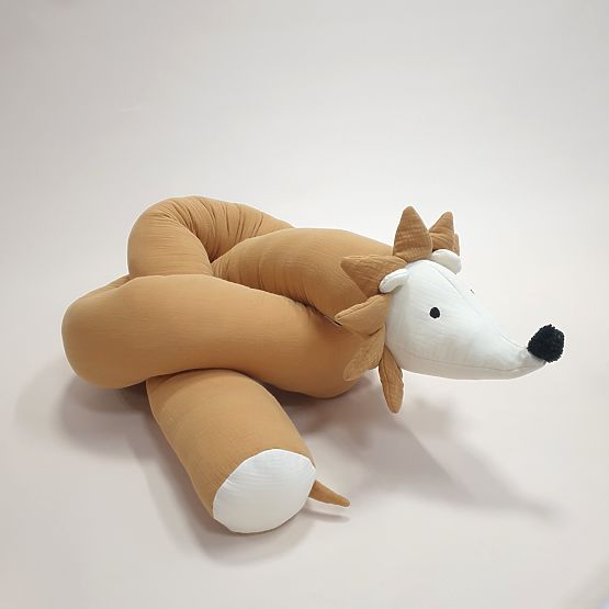 Tiermotiv-Bettumrandung Igel für Kinderbett