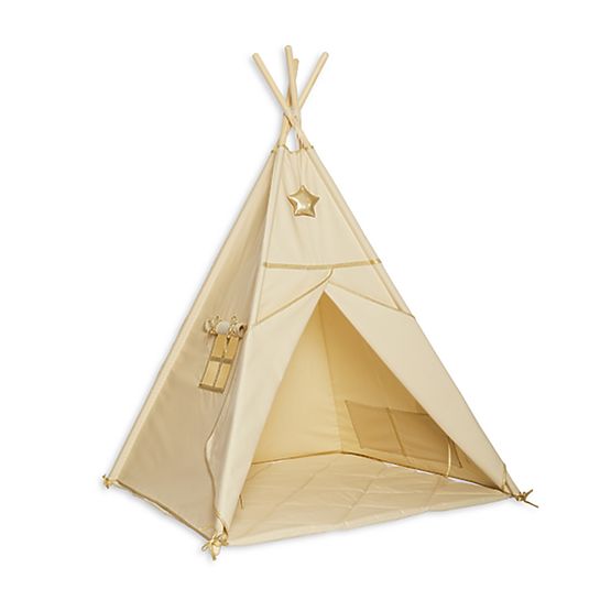 Tipi mit Unterlage Gold Ecru