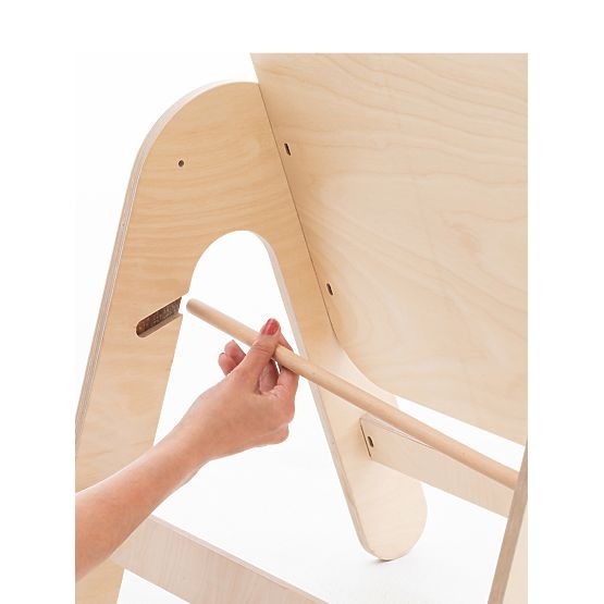 Tisch mit Tafel Massam - Weiß