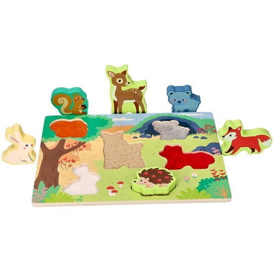 Touch-Puzzle 3D Waldtiere