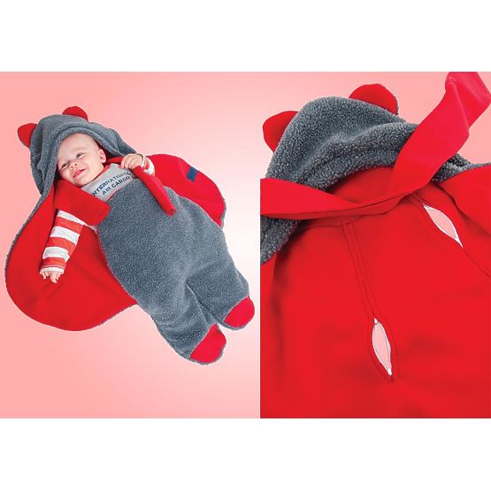 Universalfußsack für Kinderwagen und Autositz - beige/creme