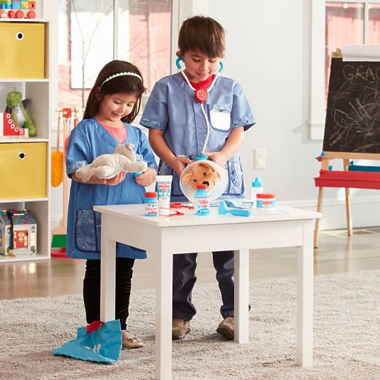 Veterinärset mit Stofftieren