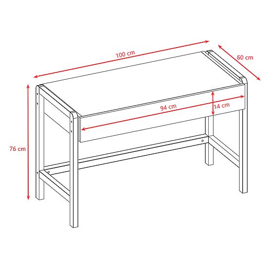 Schreibtisch Viktor - weiß