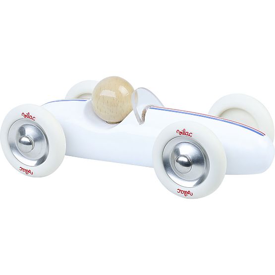 Vilac Großes Holzauto Grand Prix Vintage Weiß