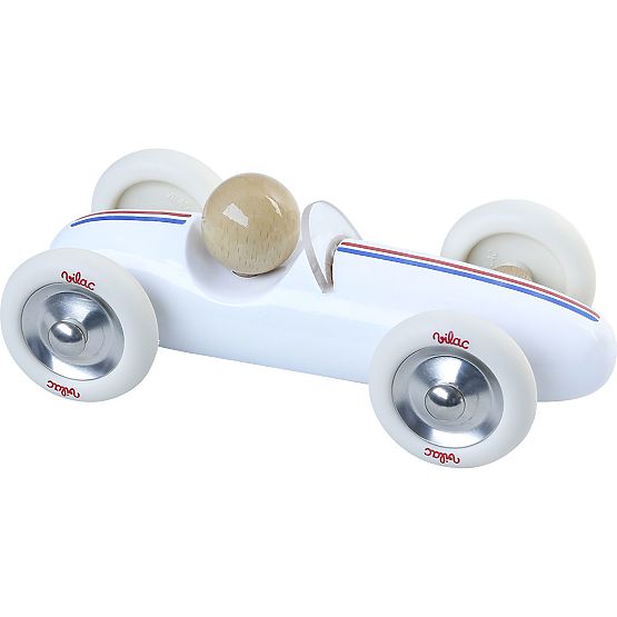 Vilac Großes Holzauto Grand Prix Vintage Weiß