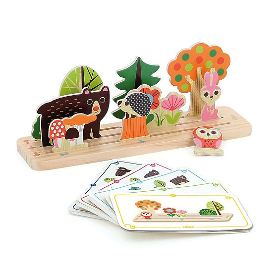 Vilac Holz-Logikspiel Baue es richtig! Wald