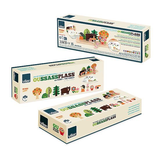 Vilac Holz-Logikspiel Baue es richtig! Wald