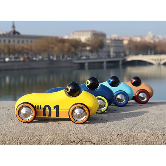 Vilac Holzauto Old Sport Compet gelb