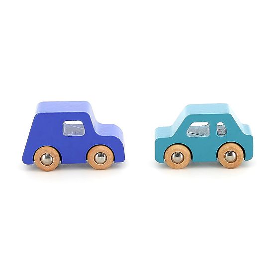 Vilac Set aus 4 Holzautos City Vilacity