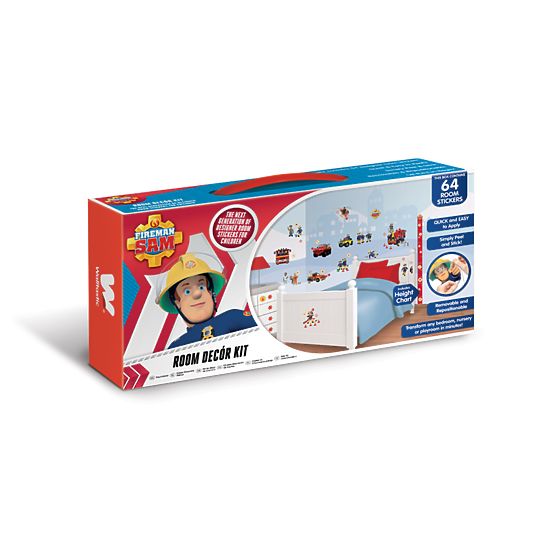 Wandaufkleber Feuerwehrmann Sam