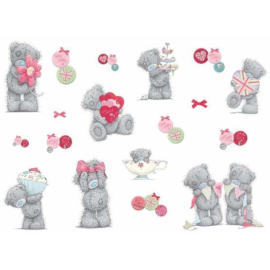Wandaufkleber Mini Wall art TATTY TEDDY Celebrations