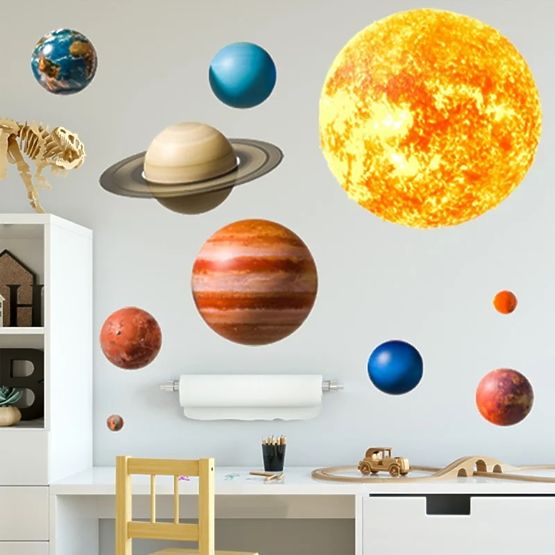 Wandaufkleber - Planeten