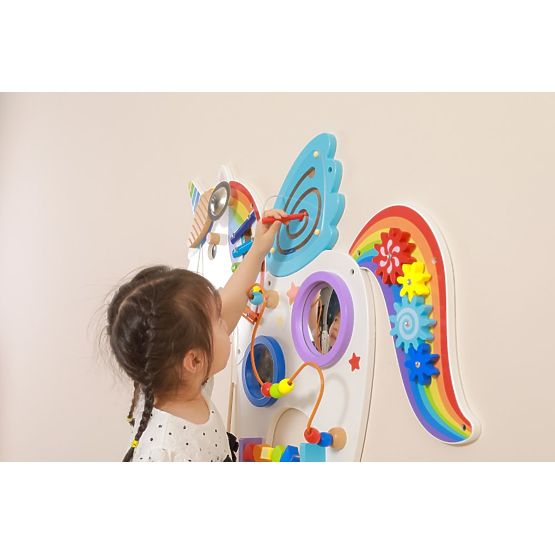 Wandpaneel Regenbogen Einhorn