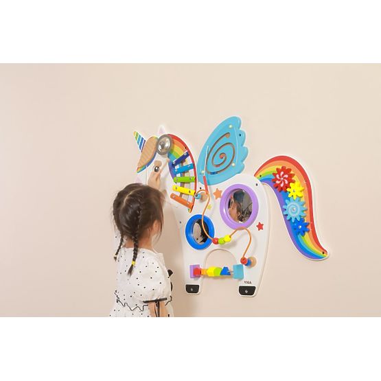 Wandpaneel Regenbogen Einhorn
