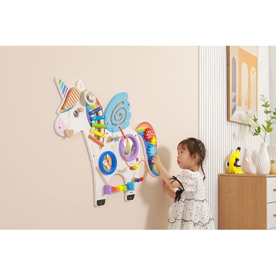 Wandpaneel Regenbogen Einhorn