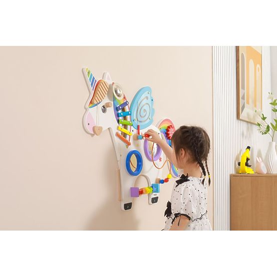 Wandpaneel Regenbogen Einhorn