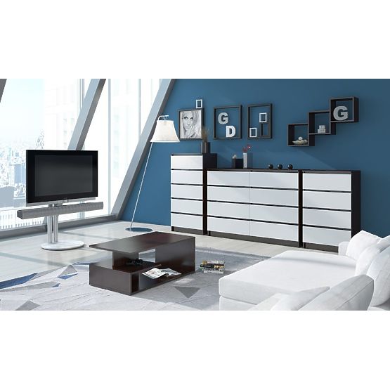 WANDREGAL K 25x25cm SET 3 Stück WENGE