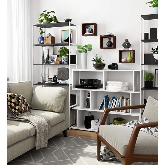 WANDREGAL K 25x25cm SET 3 Stück WENGE