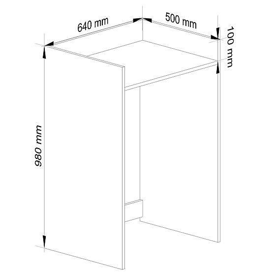 WASCHMASCHINENSCHRANK FIN GRAFITGRAU