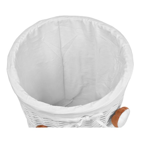 Weidenkorb mit Teddybär 75L