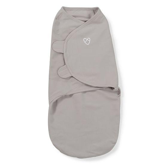Wickeldeckchen SwaddleMe jungle / grau