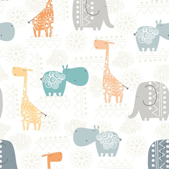 Wickeldeckchen SwaddleMe jungle / grau