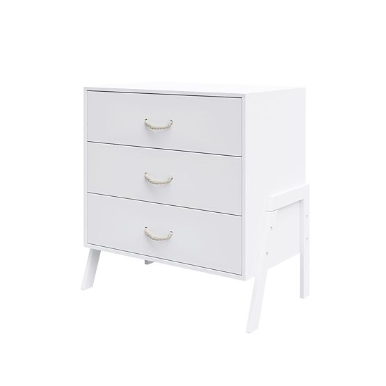 Kommode CONE - WHITE mit Wickeltisch