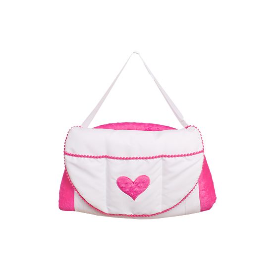 Wickelunterlage mit Tasche 2in1 Minky Pink