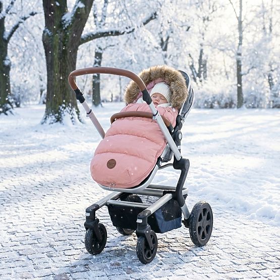 Winterfußsack für den Mouse Kinderwagen - Altrosa
