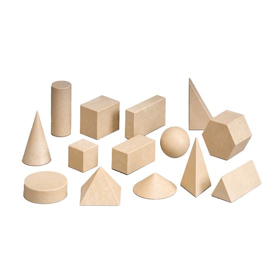 Wissner Holzset geometrische Körper 14 Stück