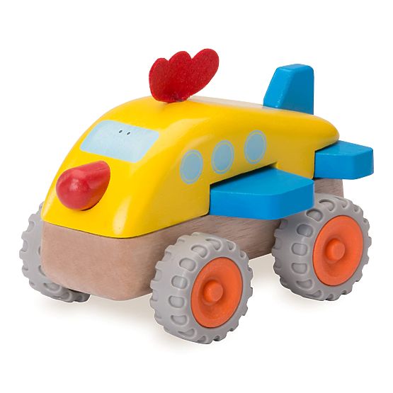 Wonderworld Holz Mini Flugzeug Huhn