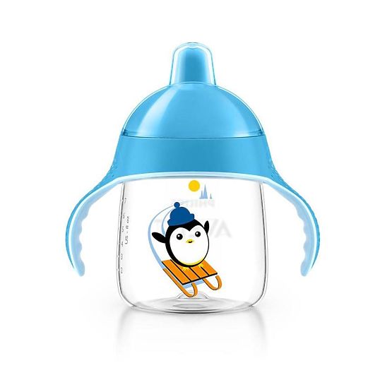 Wunderbar becher Avent Pingu 260 ml blau