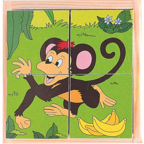 Würfelpuzzle Zoo