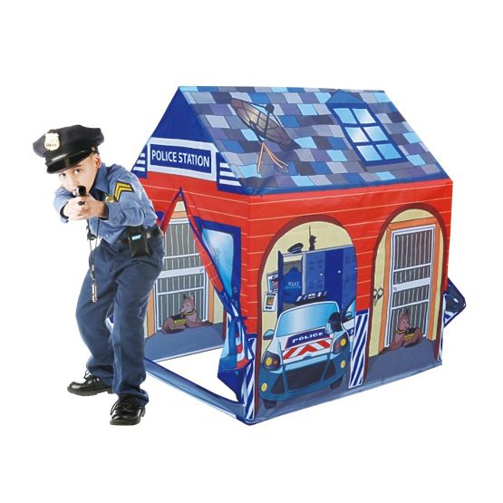 Zelt Zelthaus für Kinder Polizeiposten spiele ich