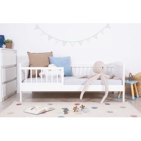 Kinderbett Junior weiß 140x70 cm, Ourbaby®