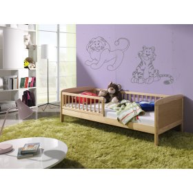 Kinderbett Junior natur 140x70 cm, Ourbaby®