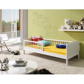 Kinderbett Junior weiß 160x70 cm, Ourbaby