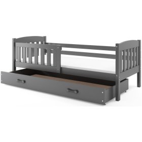 Kinderbett EXCLUSIVE - grau/graphit Detail, BMS