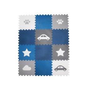 Schaumstoff-Spielmatte 12 Stück - Wolke, Auto, Schuh, Sterne, VYLEN