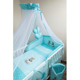 Baby-Bettwäsche-Set 120x90cm RABBIT - türkis